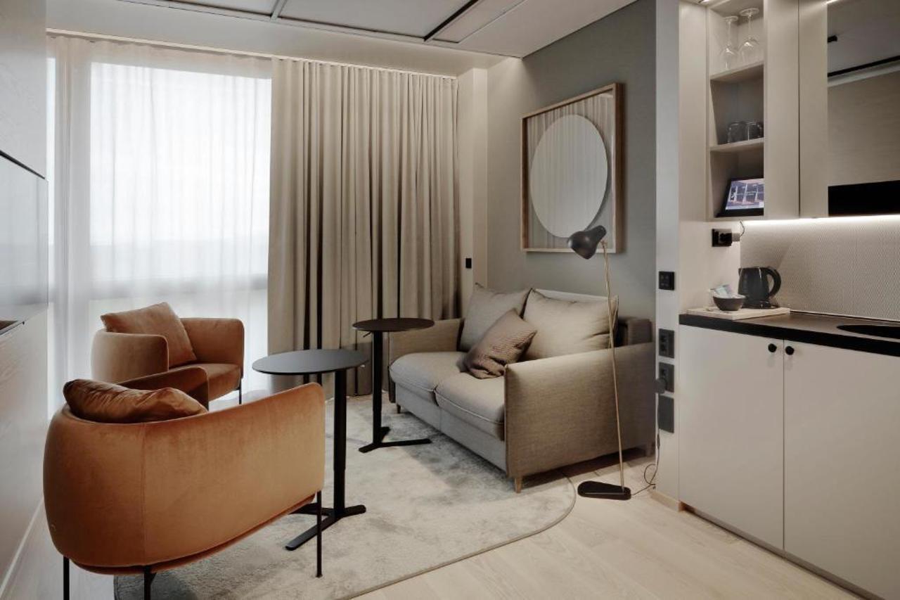 Valo Hotel & Work Helsinki Esterno foto Interior of a room at the hotel